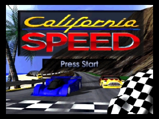 California Speed title screen for Nintendo 64